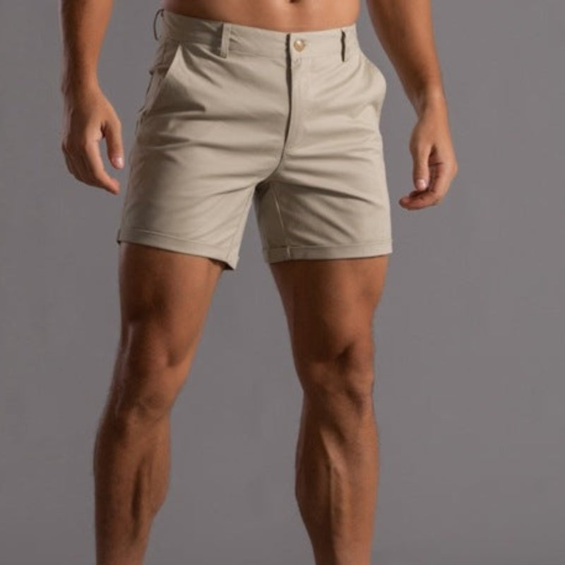 Moderna Slim-Fit Chino-shorts för män – Emil