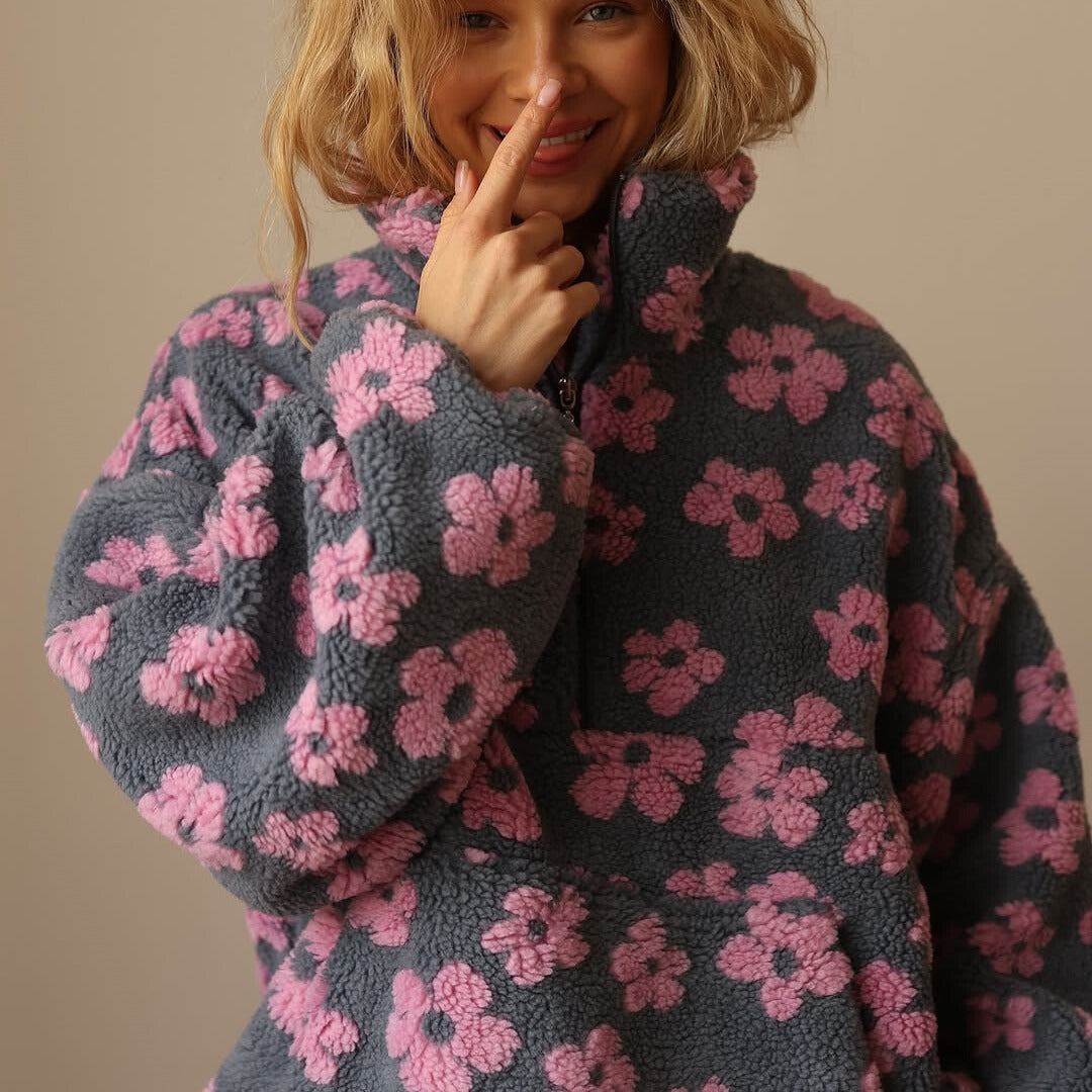 Daisy™ | Mjuk fleecepullover Bloom