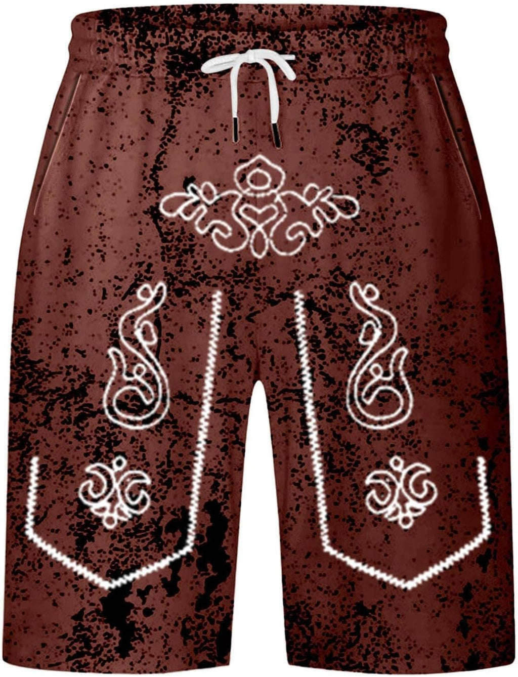 Herrshorts med sliten look och Oktoberfest-tryck – SeppShorts Oktoberfest 2026