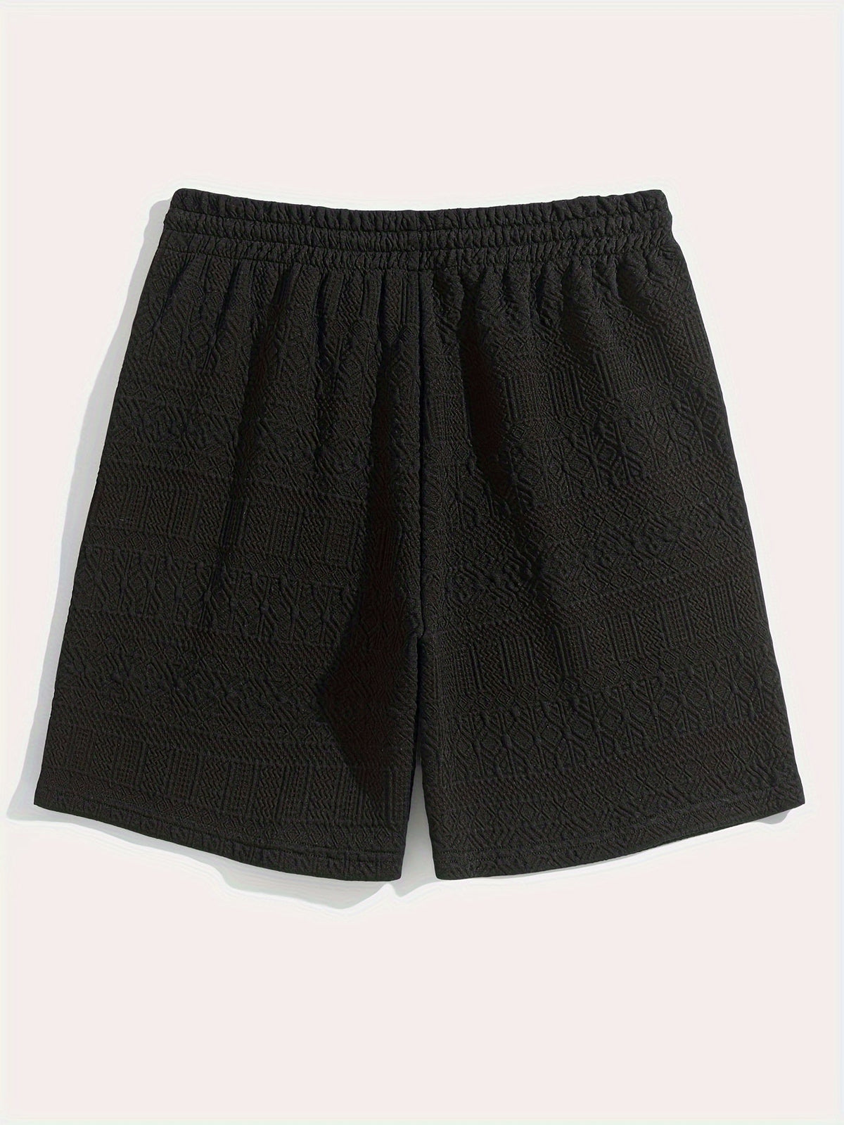 Sommarshorts för herrar, enkel stil med dragsko för komfort - Finn