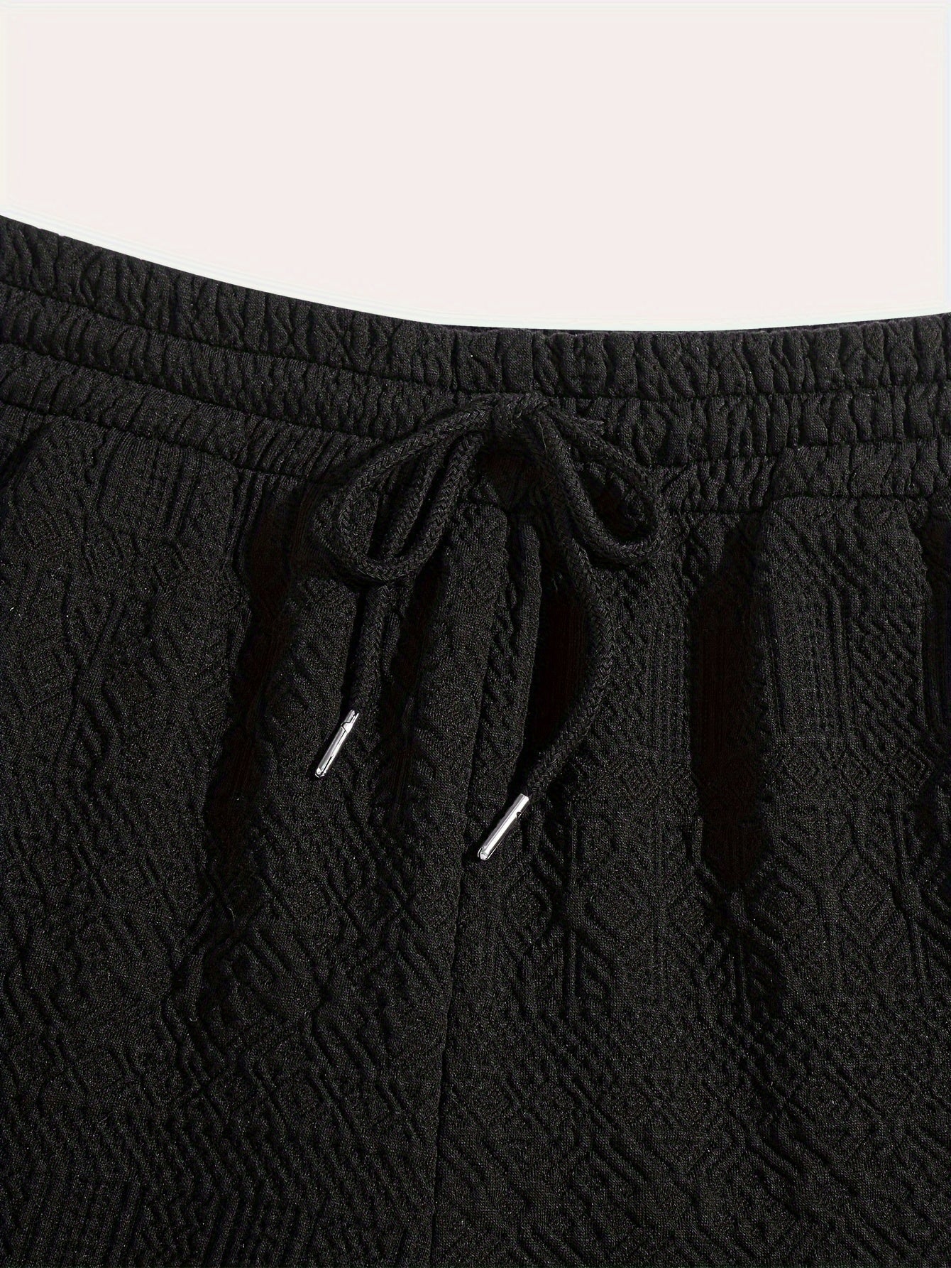 Sommarshorts för herrar, enkel stil med dragsko för komfort - Finn