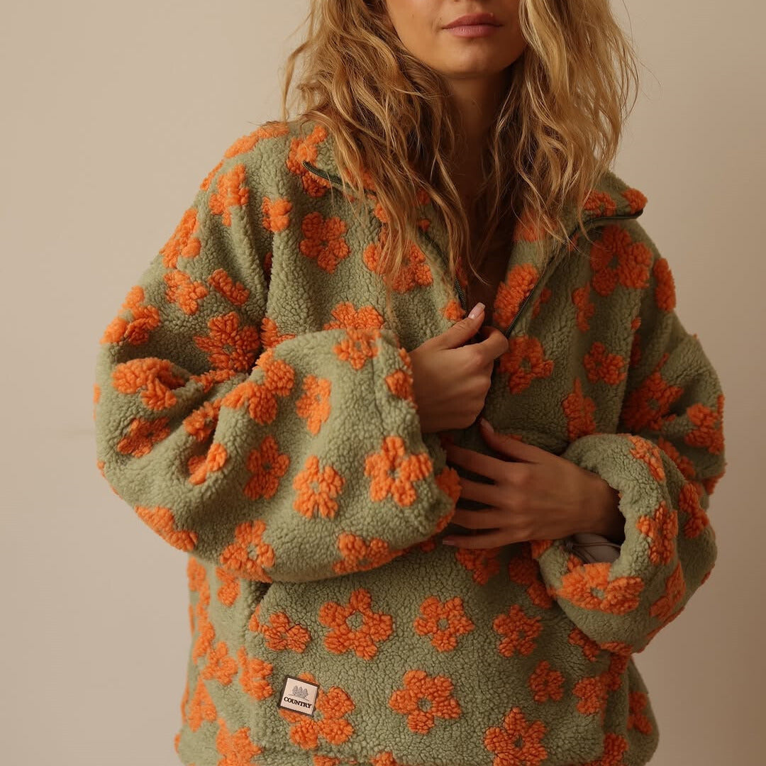 Daisy™ | Mjuk fleecepullover Bloom