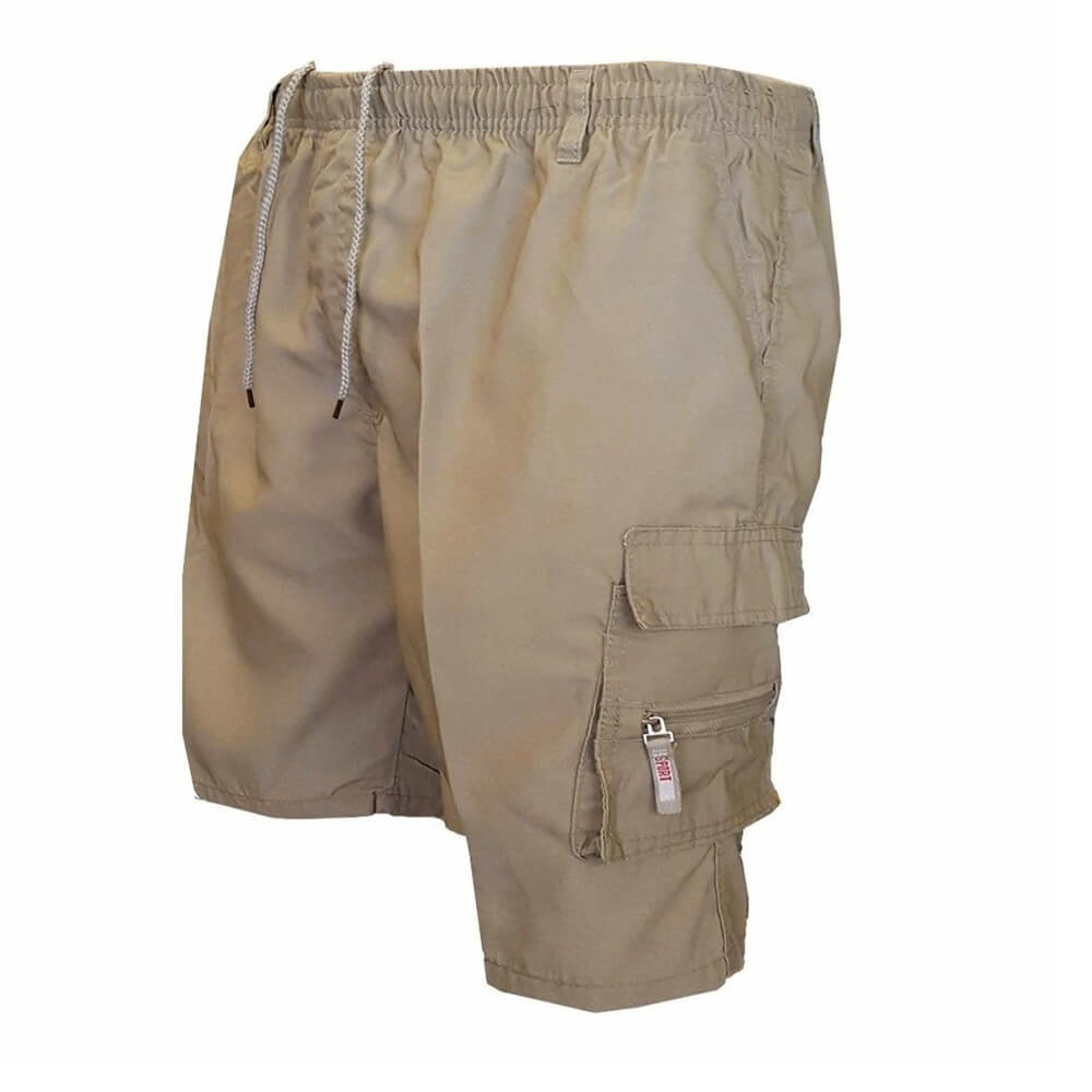 Anders - Shorts med flera fickor i avslappnad stil och bekväm resårmidja