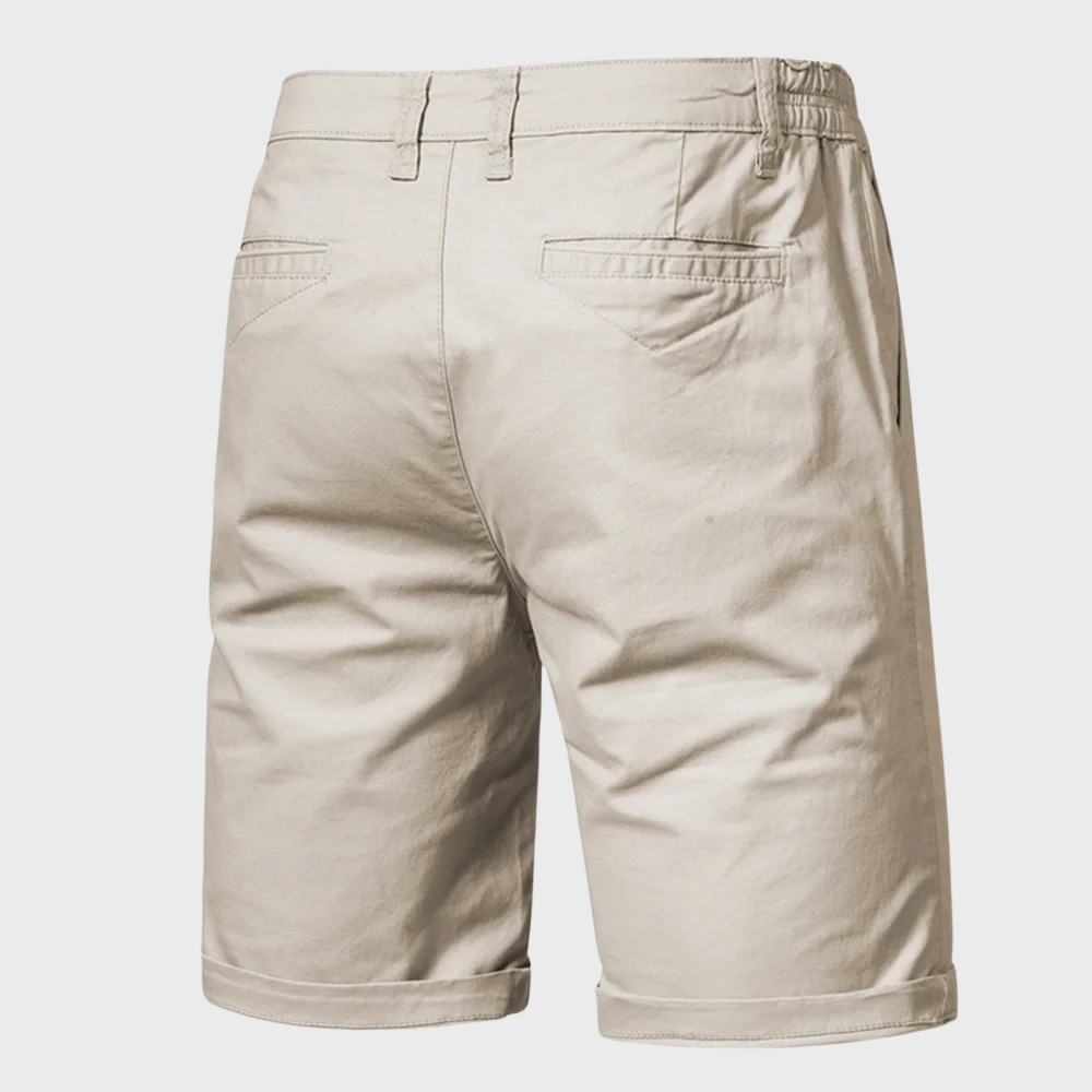 Avslappnade shorts för herr i bomull – Luca