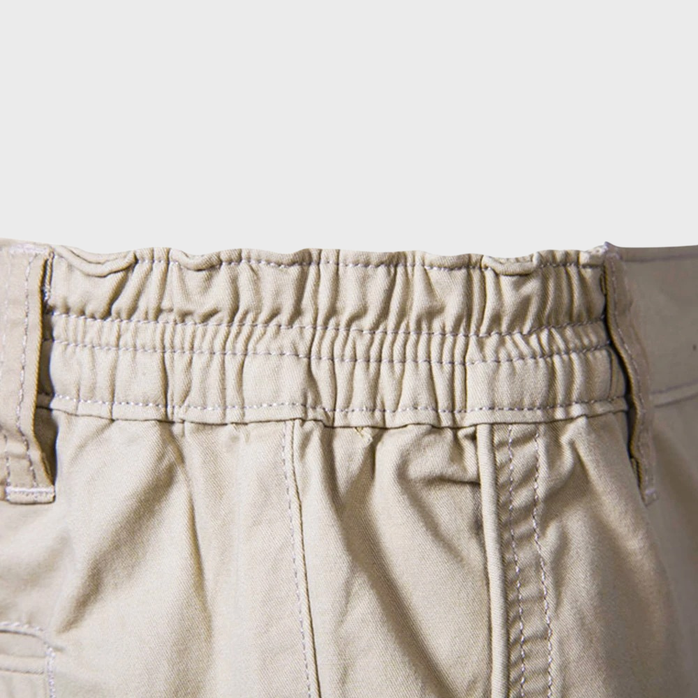 Avslappnade shorts för herr i bomull – Luca
