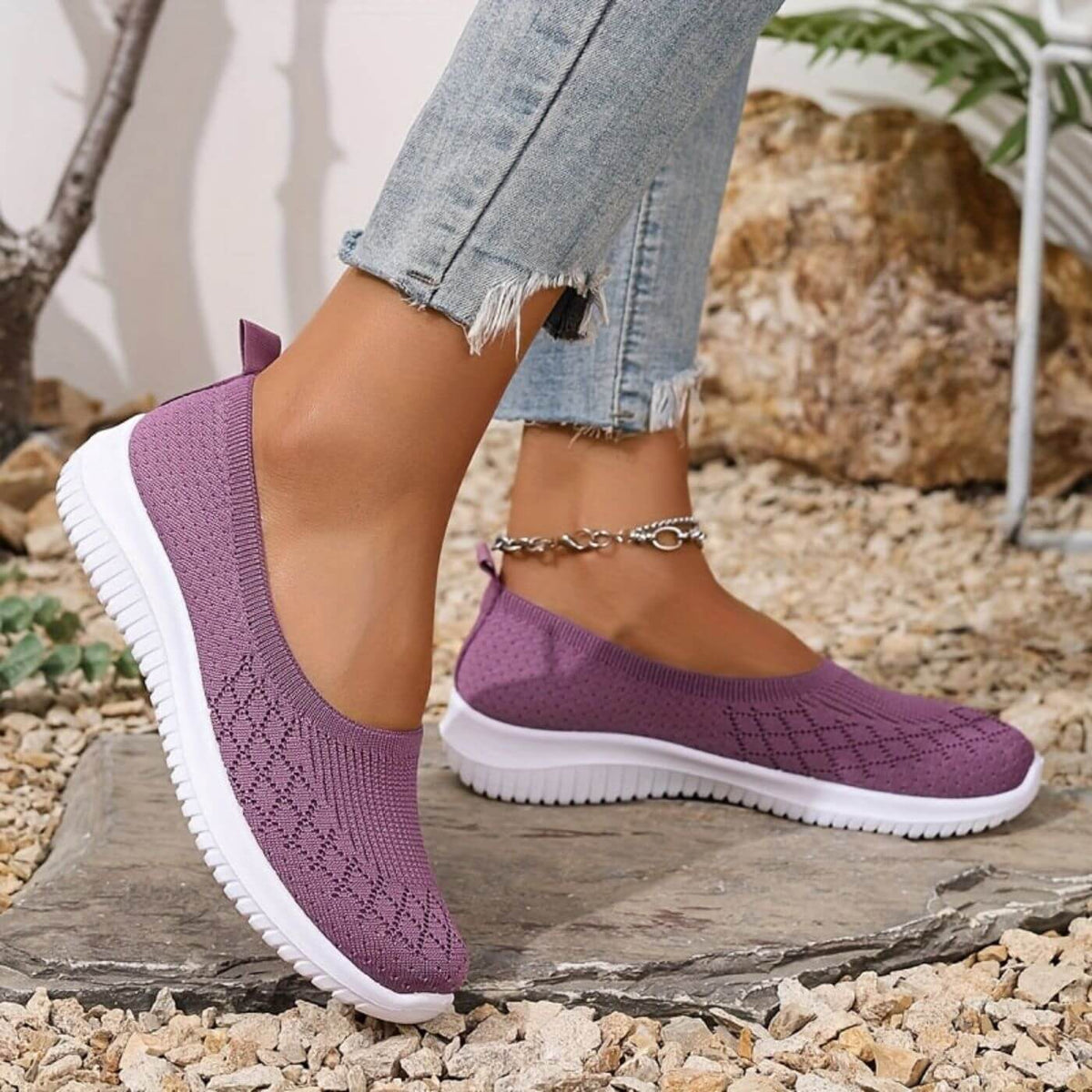Diana | Andningsbara Slip-on Ortopediska Skor