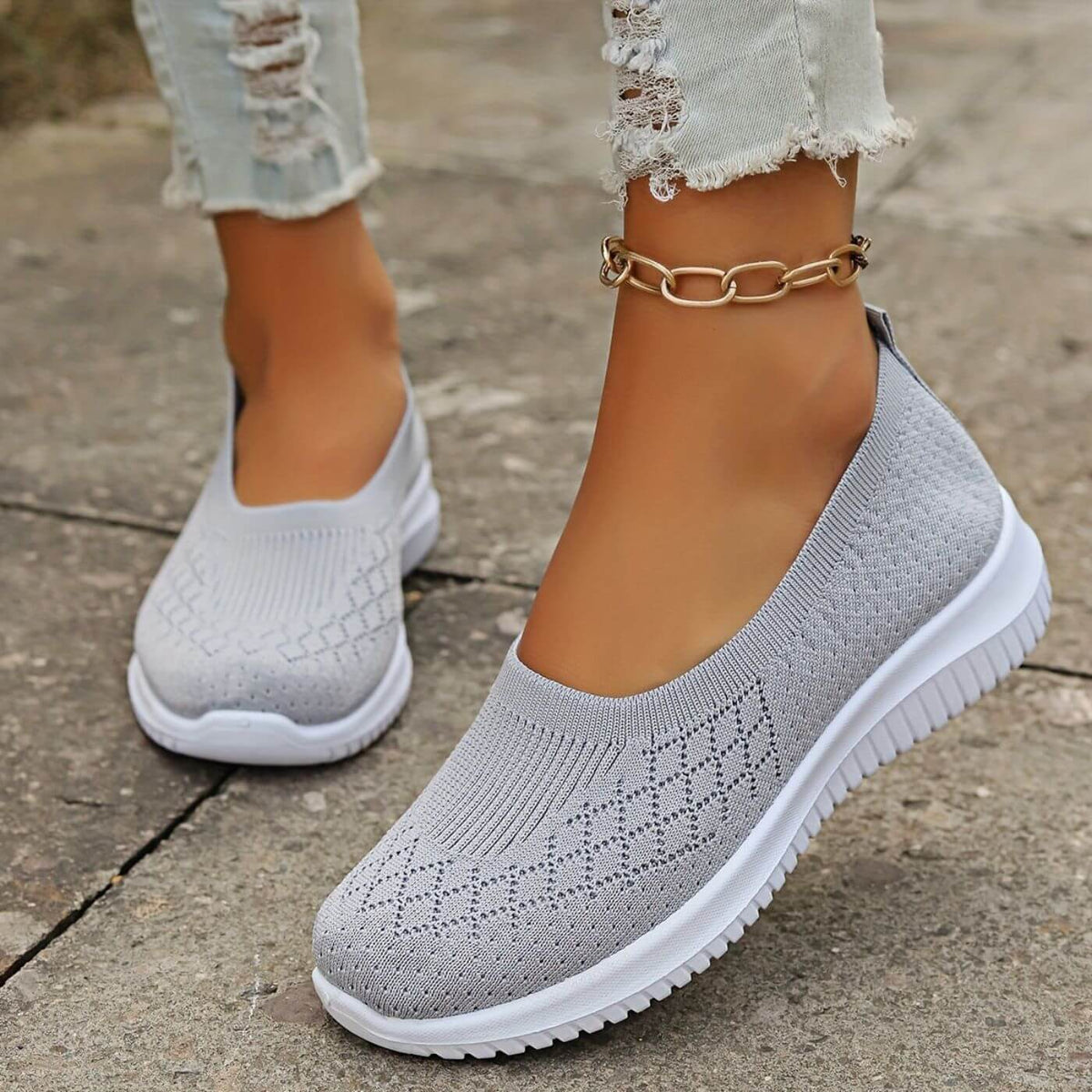 Diana | Andningsbara Slip-on Ortopediska Skor