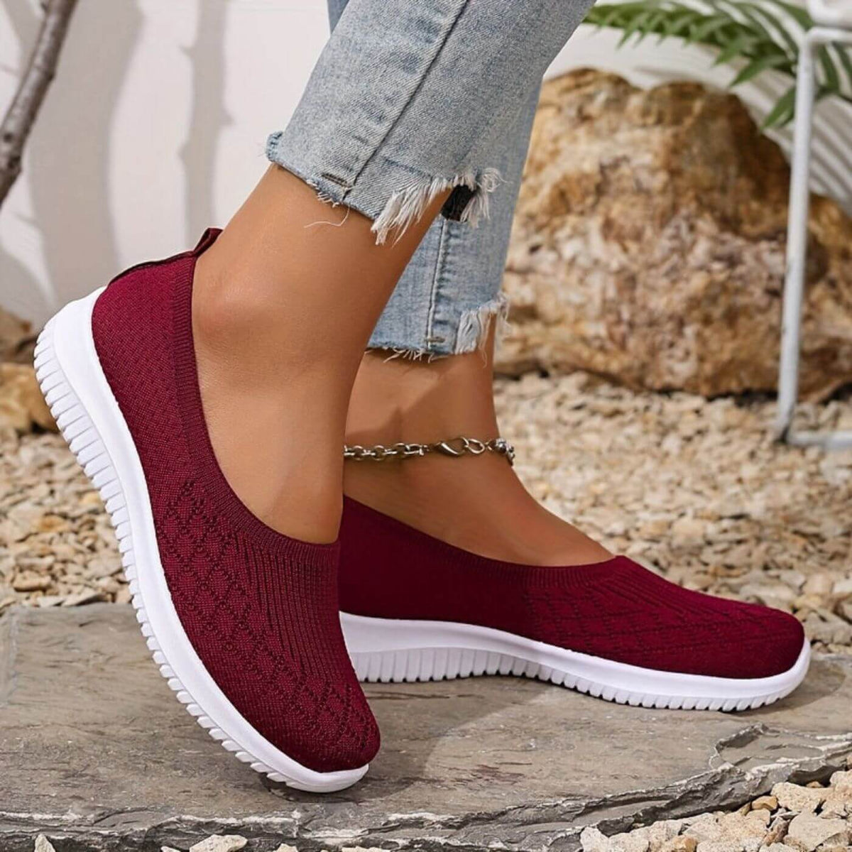 Diana | Andningsbara Slip-on Ortopediska Skor