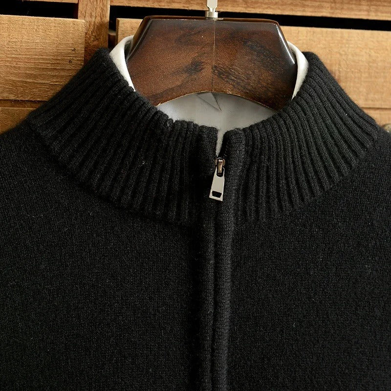 Mäns Pullover Tröja med Turtleneck - Klassisk och Mysig