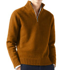 Mäns Pullover Tröja med Turtleneck - Klassisk och Mysig