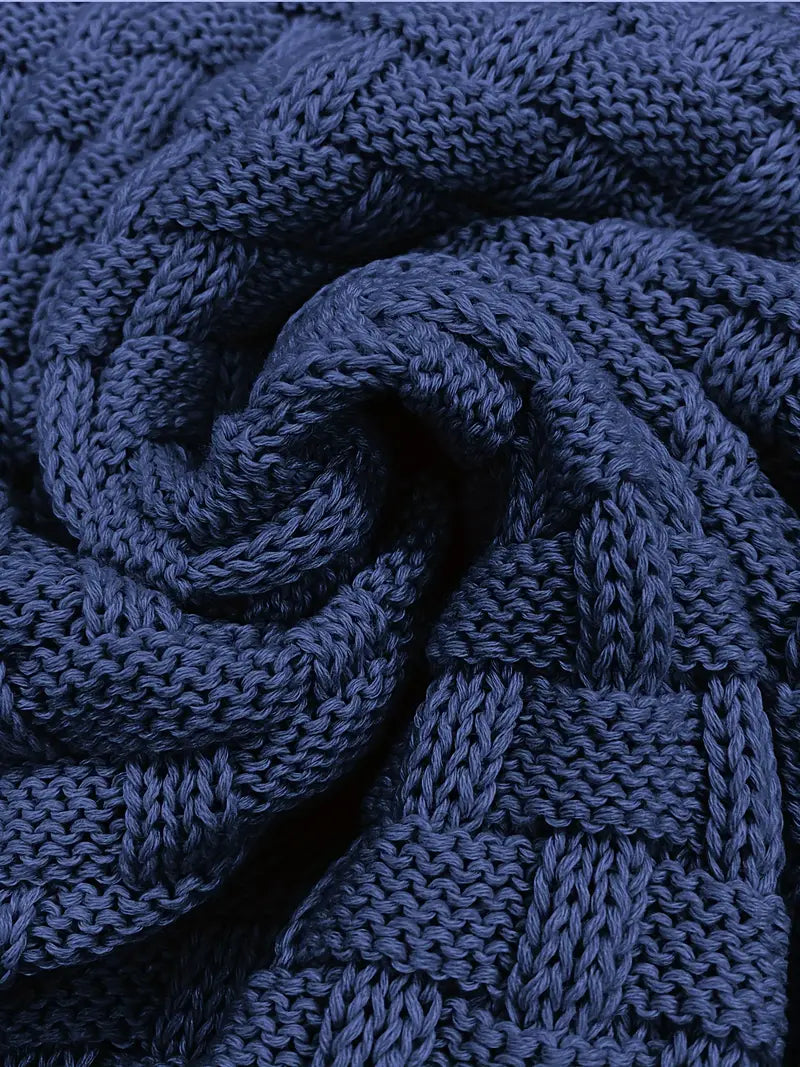 Elegant Herrtröja i Stickad Design - Perfekt för Kalla Dagar