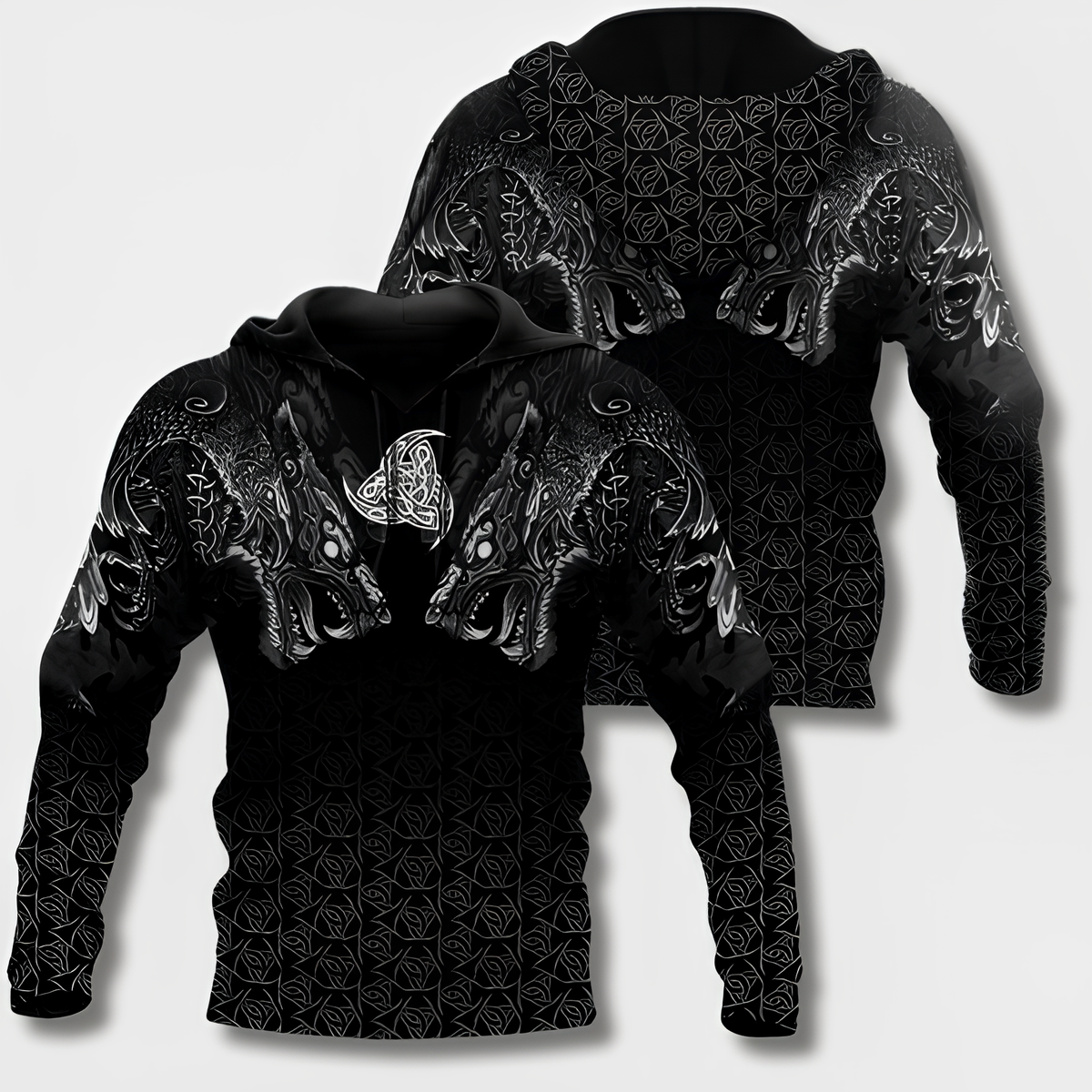 Herr Hoodie Viking Design