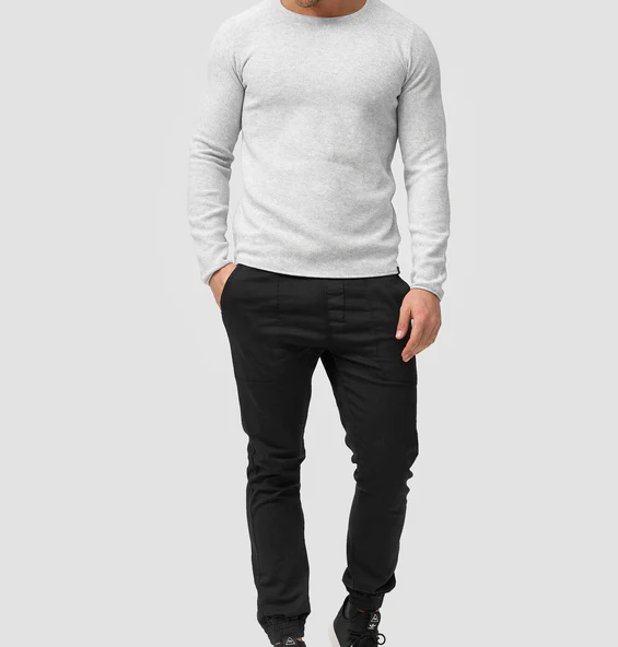 Herr Modern Dragkedjatröja med Italiensk Stil