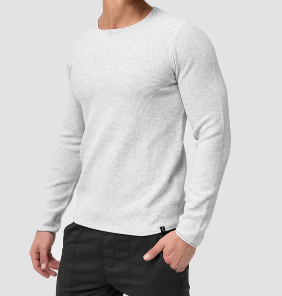 Herr Modern Dragkedjatröja med Italiensk Stil