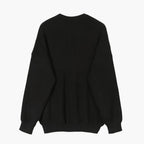 Herrtröja Halvzip Stickad Design Långärmad