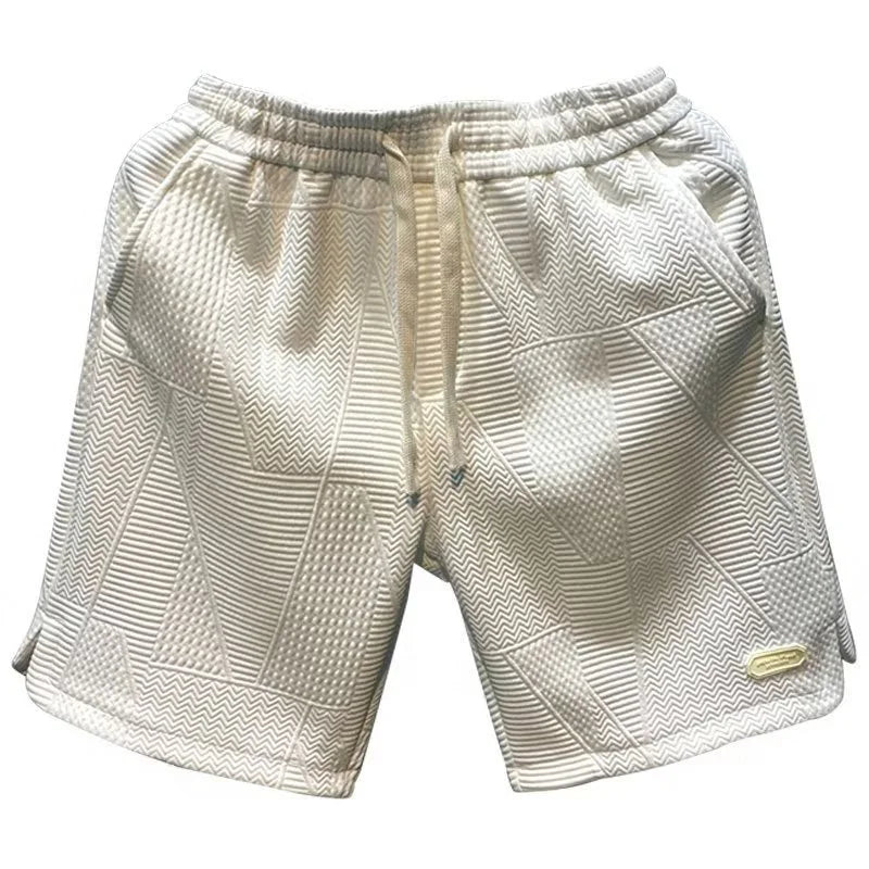 Fiskbensmönster herrshorts med Ice-Silk-teknik – Milo