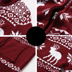Julkofta | Zip-Up | Ståkrage | Stickad kofta | Julskjorta för herrar