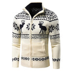 Julkofta | Zip-Up | Ståkrage | Stickad kofta | Julskjorta för herrar
