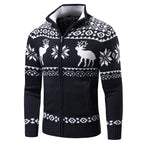 Julkofta | Zip-Up | Ståkrage | Stickad kofta | Julskjorta för herrar