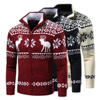 Julkofta | Zip-Up | Ståkrage | Stickad kofta | Julskjorta för herrar