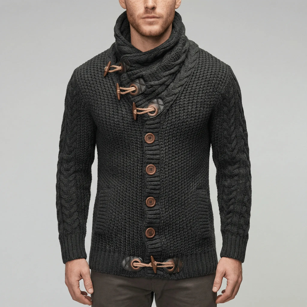 Avslappnad grovstickad cardigan - Ferdinand