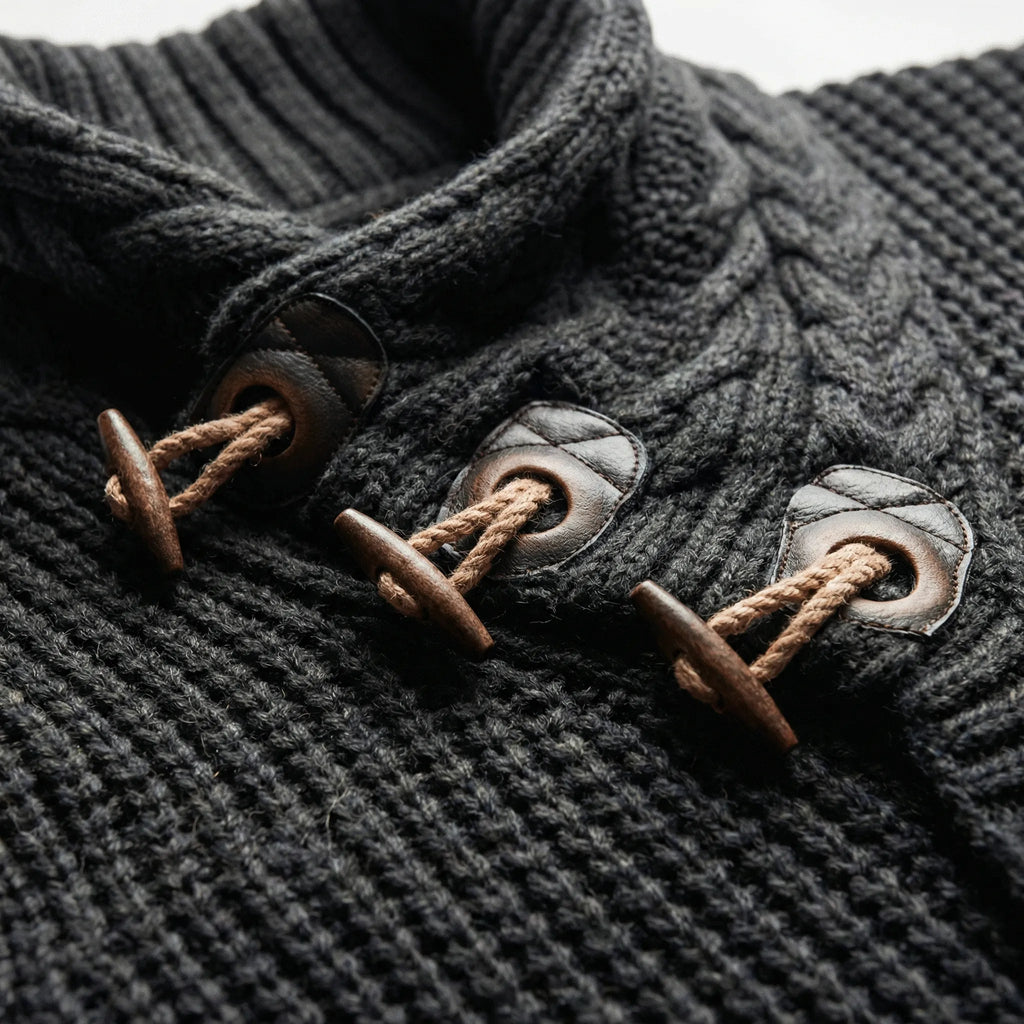 Avslappnad grovstickad cardigan - Ferdinand