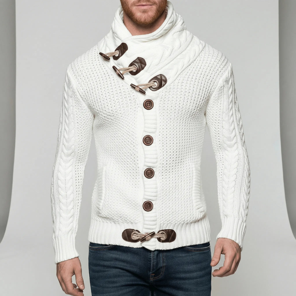 Avslappnad grovstickad cardigan - Ferdinand