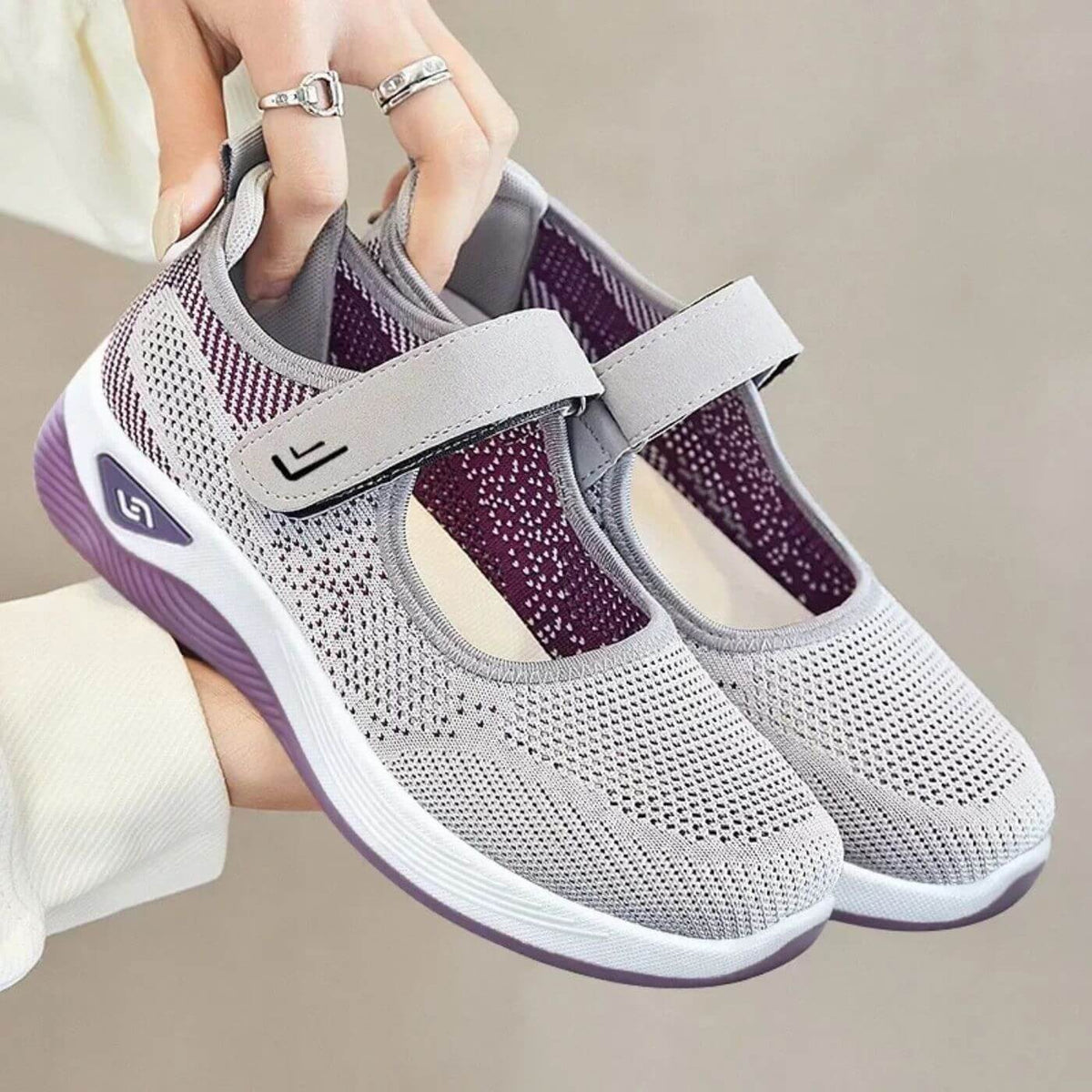 Lena | Andningsbara Mesh Ortopediska Sneakers