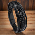 Lunero™ – Läderarmband med Musiksymbol för Musikälskare