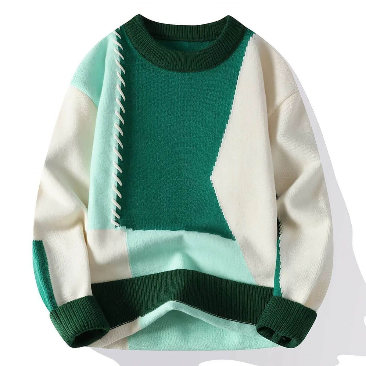 Melvin™ | Bekväm Patchwork-Tröja