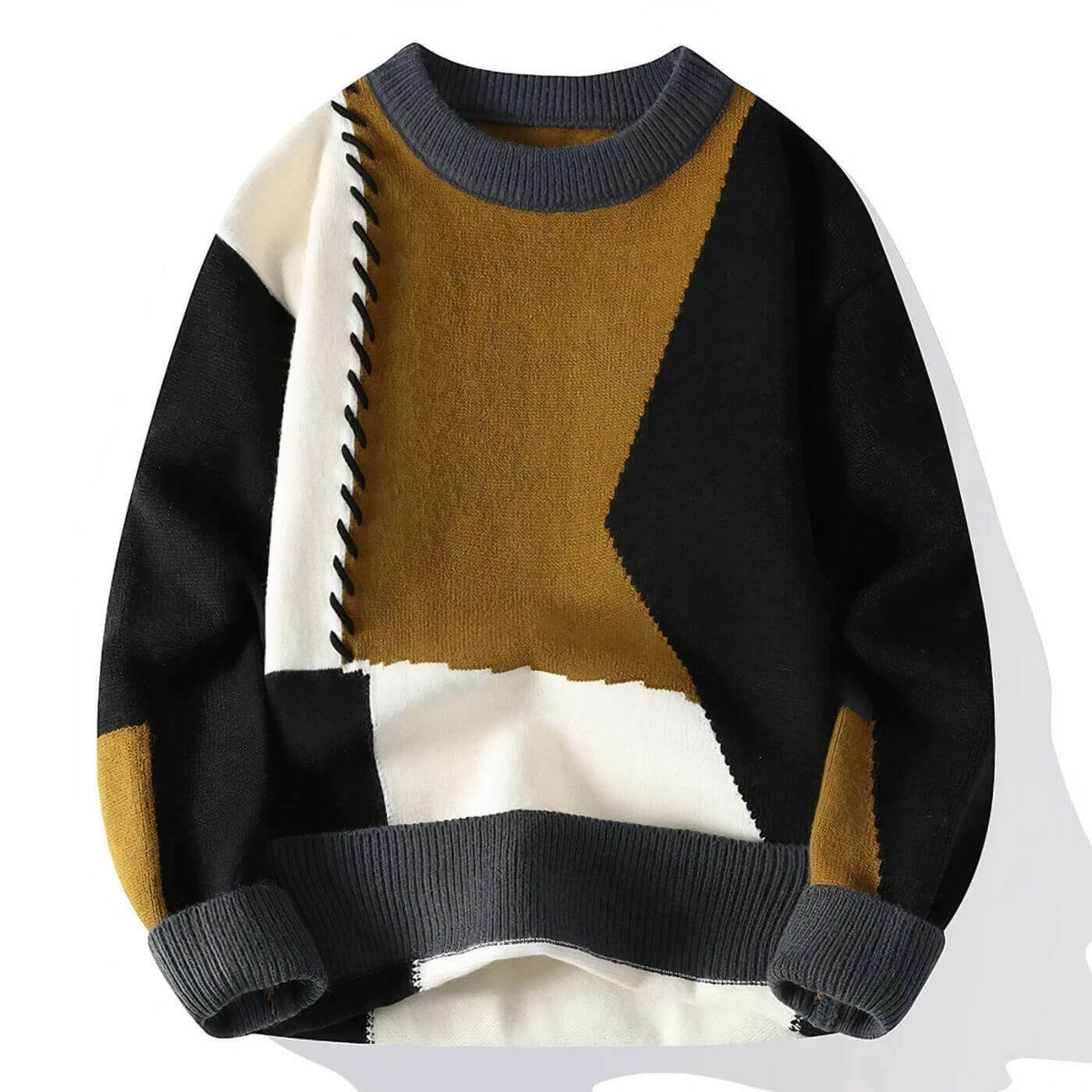 Melvin™ | Bekväm Patchwork-Tröja