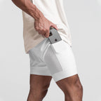 Trendiga sportshorts med andningsbart material och sidoficka – Marky