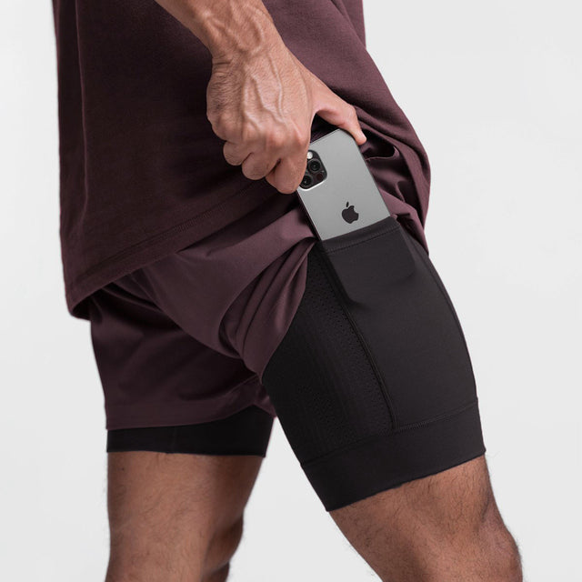 Trendiga sportshorts med andningsbart material och sidoficka – Marky