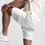 Trendiga sportshorts med andningsbart material och sidoficka – Marky
