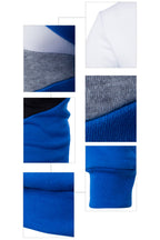 Mäns Crewneck Sweatshirt med Ribbstickade Detaljer