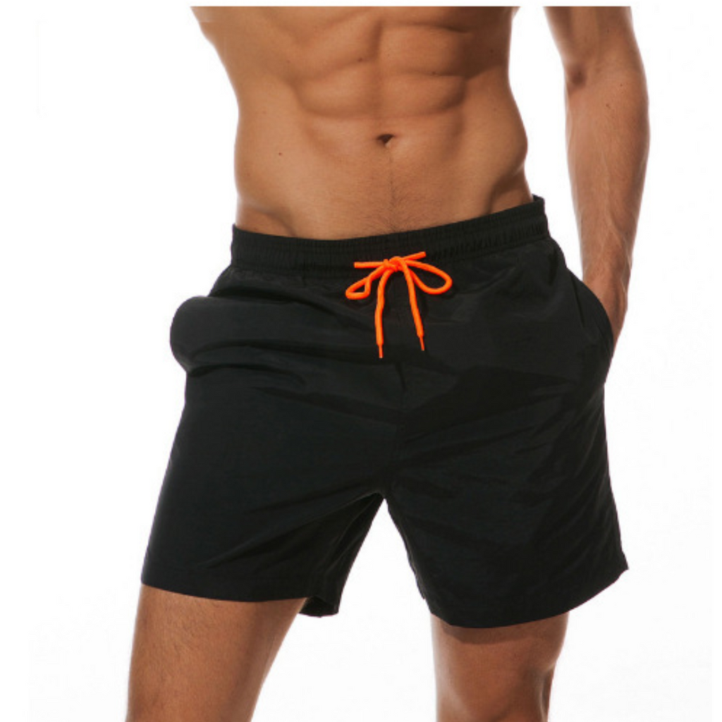Mäns Snabbtorkande Badshorts med Justerbar Midja