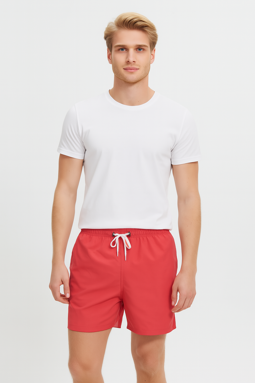 Mäns Snabbtorkande Badshorts med Justerbar Midja