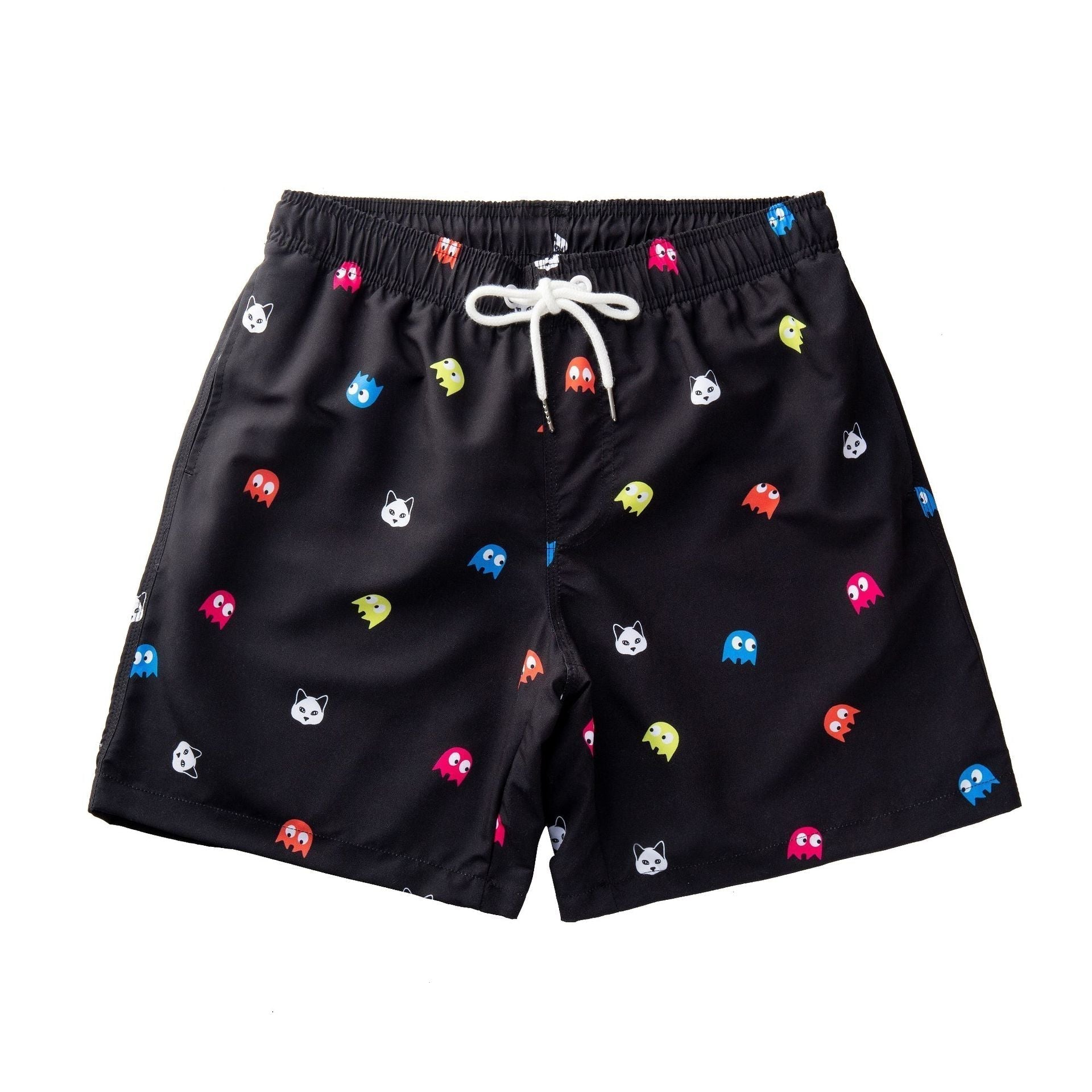 Herrsnabbtorkande Board Shorts med Snörning i Modern Stil