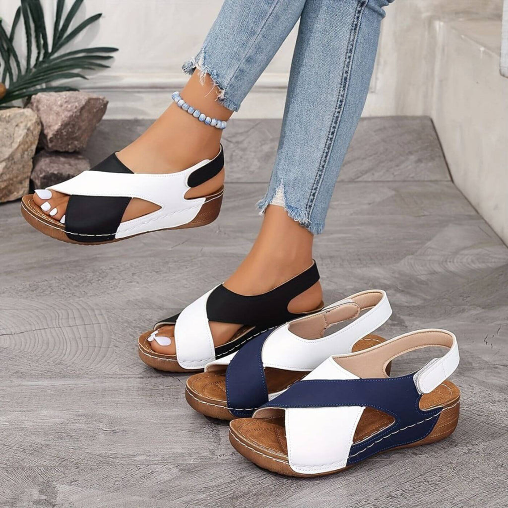 Nicole™ – Ortopediska Sandaler med Öppen Tå