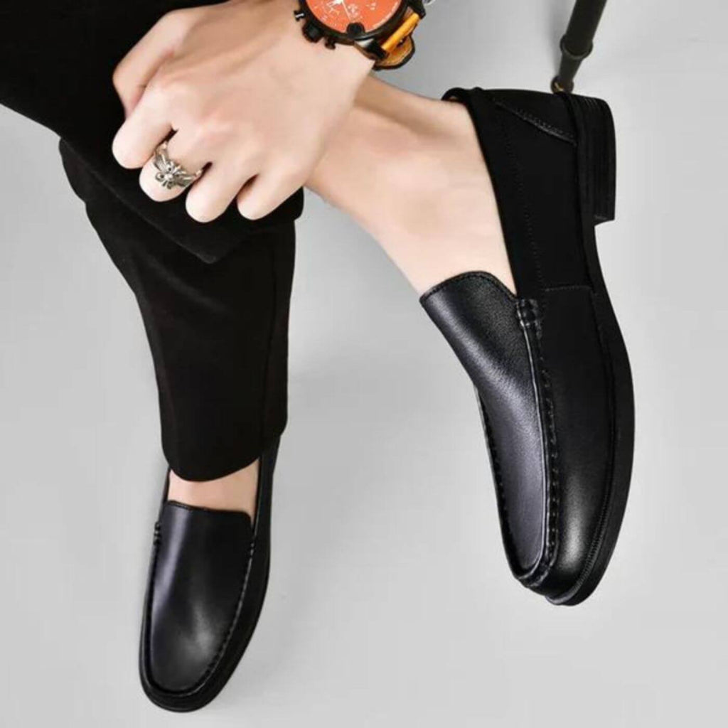 Nino – Lyxiga Ortopediska Loafers i Läder