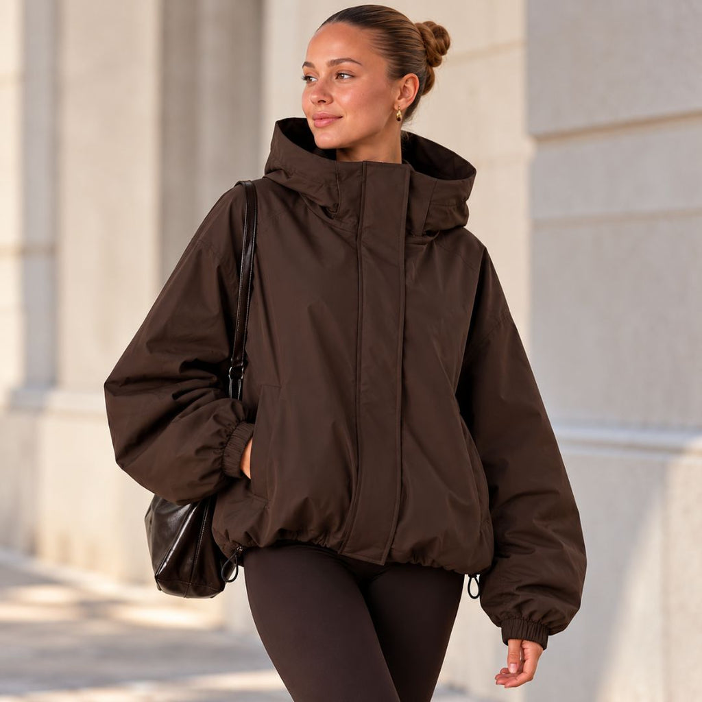Ronja | Vindtät oversize jacka med huva
