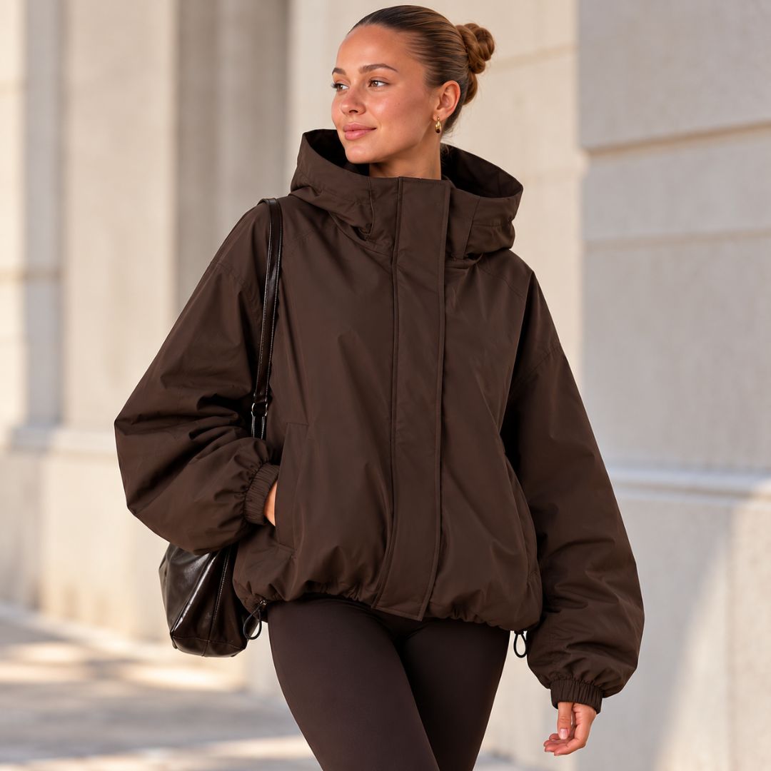 Ronja | Vindtät oversize jacka med huva