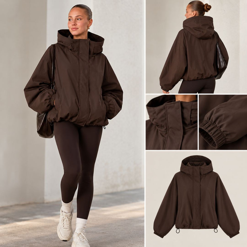 Ronja | Vindtät oversize jacka med huva