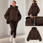 Ronja | Vindtät oversize jacka med huva