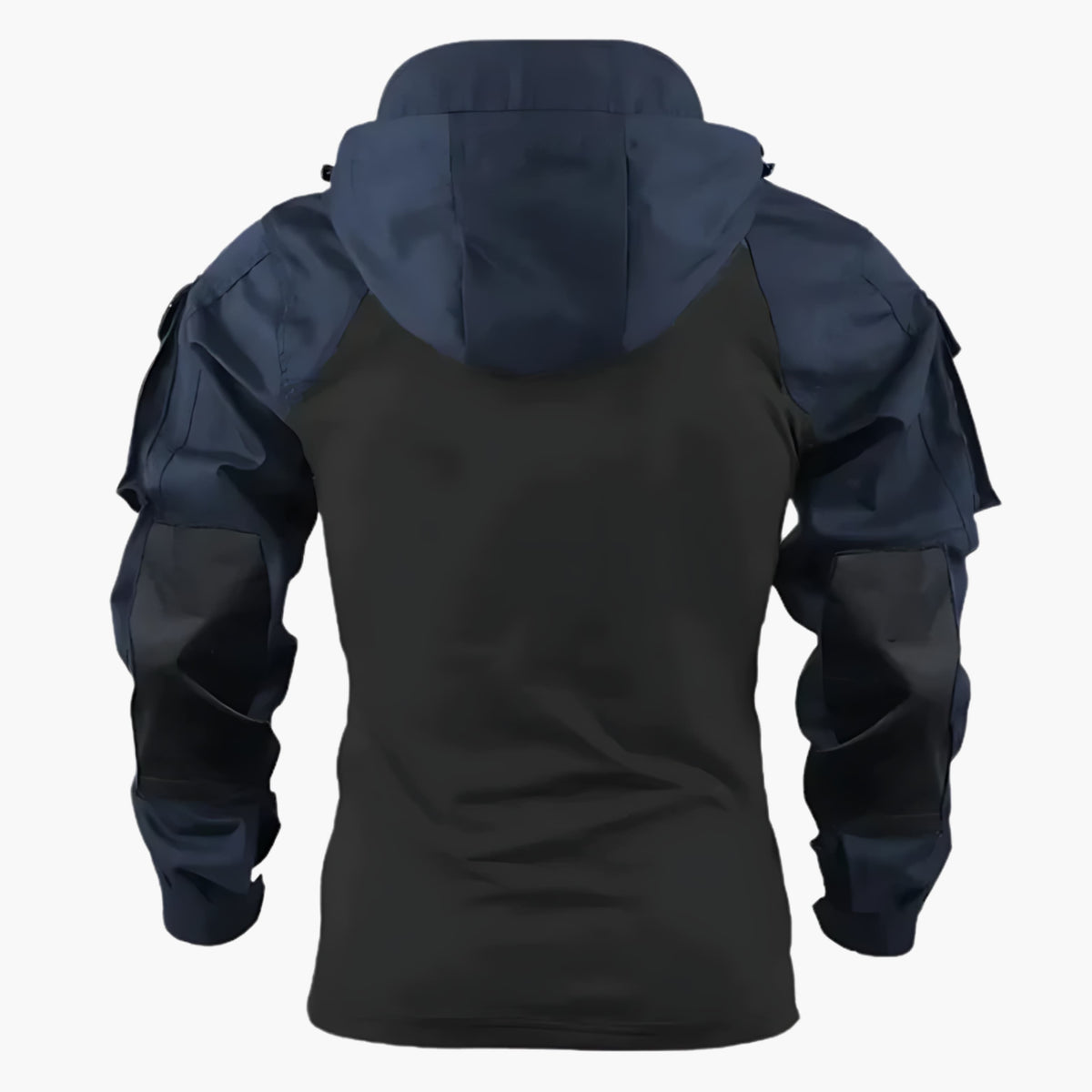 Outdoorjacka | Halv dragkedja | Huva | Taktisk jacka | Herrjacka
