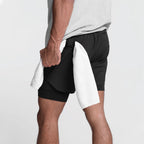 Trendiga sportshorts med andningsbart material och sidoficka – Marky