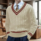 Slim-fit-tröja med V-ringning - Rocco