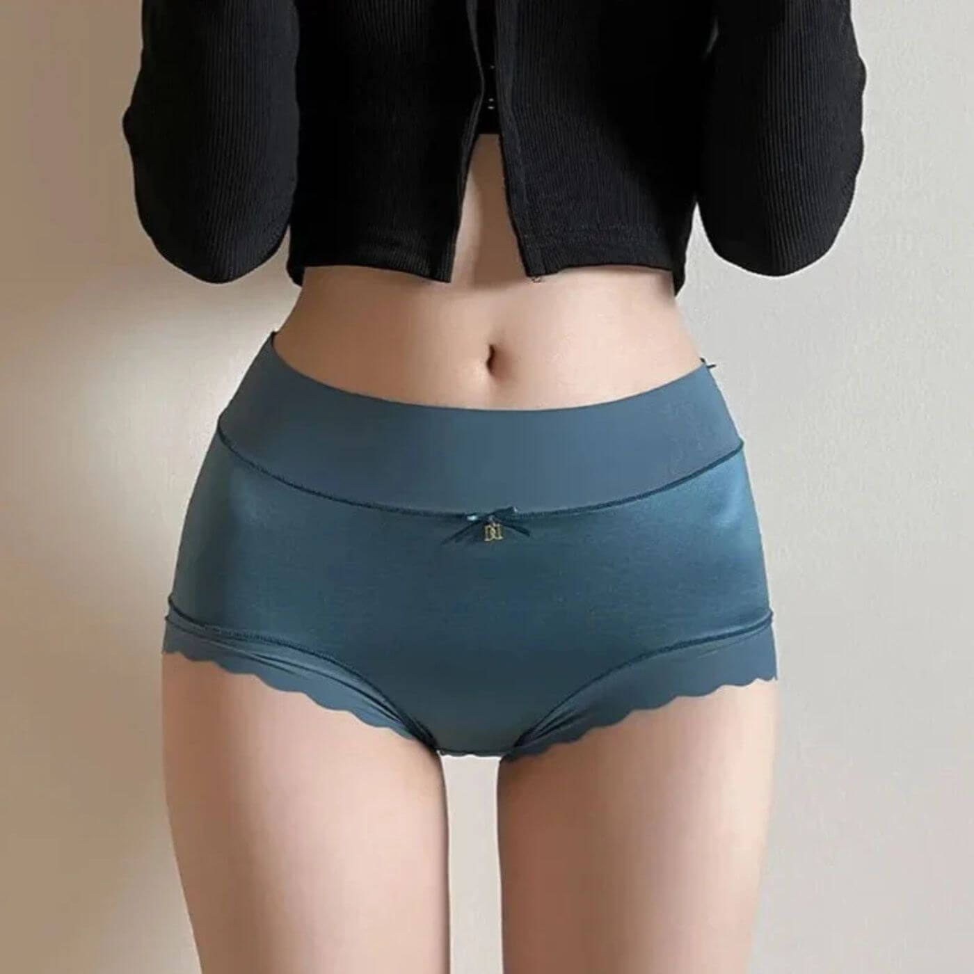 Sofie™ – Sömlösa Trosor i Satinsilke med Hög Midja (5+5 GRATIS)