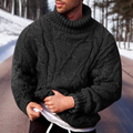 Stickad Tröja - Chunky - Pullover - Stickad Tröja - Herrstickat