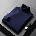 Turtleneck - Hög hals - Smal passform - Stickad tröja - Stickade herrkläder